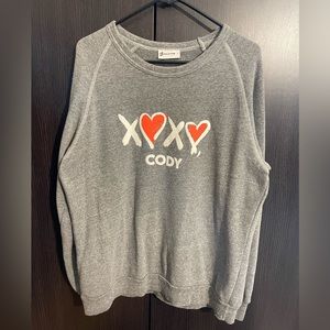Peloton original XOXO Cody sweatshirt